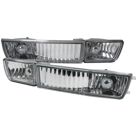 SPEC-D TUNING 93-98 Volkswagen Golf Oem Style Fog Light Clear LF-GLF93-TM